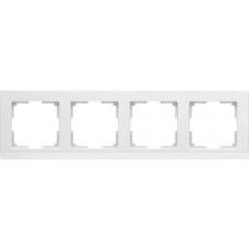 Рамка Stark на 4 поста белый WL04-Frame-04-white 4690389047138