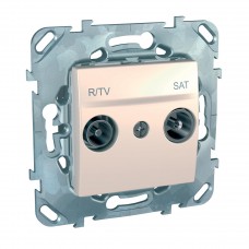Розетка R-TV/SAT проходная Schneider Electric Unica MGU5.456.25ZD