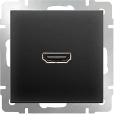 Розетка HDMI черная матовая WL08-60-11 4690389111051