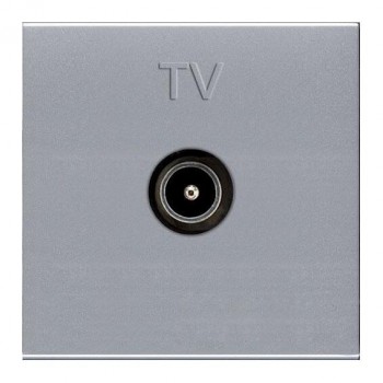 Розетка TV ABB Zenit серебро N2250.7 PL (Германия)