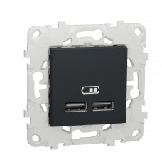 Розетка компьютерная USBx2 Schneider Electric Unica New NU541854