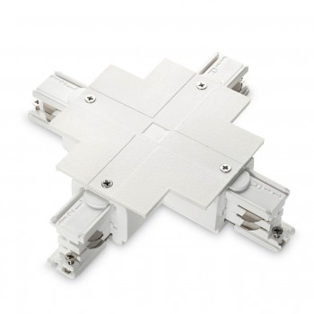 Коннектор X-образный Ideal Lux Link Trim X-Connector White (Италия)