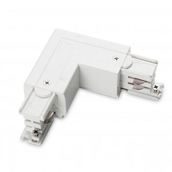 Коннектор L-образный правый Ideal Lux Link Trimless L-Connector Right White (Италия)