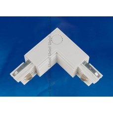 Соединитель для шинопроводов L-образный внутренний (09765) Uniel UBX-A22 White