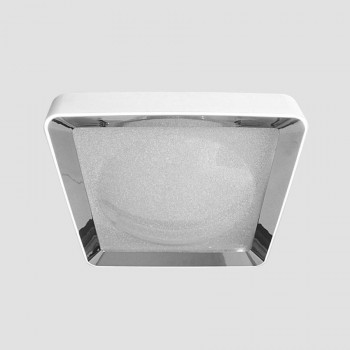 Потолочный светодиодный светильник Ambrella light Orbital Crystal Sand FS1216 WH/CH 72W+29W D500*500 (Китай)