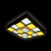 Потолочный светодиодный светильник Ambrella light Orbital Crystal Sand FS1550 WH/SD 192W D715*715 (Китай)
