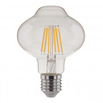 Лампа светодиодная филаментная E27 10W 4200K прозрачная 4690389125218 (Китай)