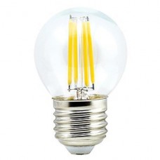 Лампа светодиодная Uniel филаментная (UL-00003252) E27 7,5W 3000K прозрачная LED-G45-7,5W/WW/E27/CL GLA01TR