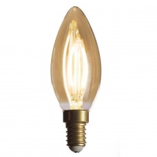 Лампа светодиодная Sun Lumen филаментная диммируемая E14 4W 2200K золотая 057-097