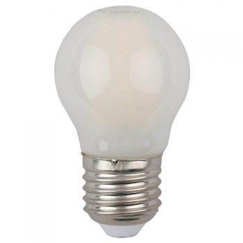 Лампа светодиодная филаментная ЭРА E27 7W 2700K матовая F-LED P45-7W-827-E27 frost (Россия)