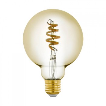 Лампа светодиодная филаментная диммируемая Eglo E27 5,5W 2200-6500K золотистая 12581 (АВСТРИЯ)