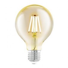 Лампа светодиодная Eglo филаментная E27 4W 2200К янтарь 11556