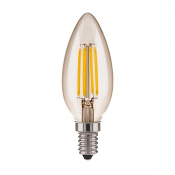 Лампа светодиодная филаментная Elektrostandard BLE1409 E14 9W 3300K прозрачная 4690389150678 (ГЕРМАНИЯ)