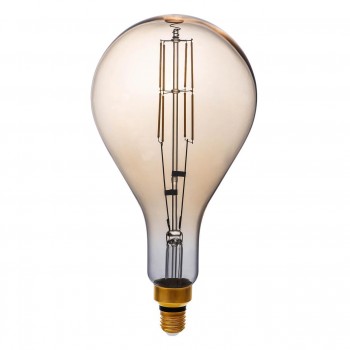 Лампа светодиодная филаментная Thomson E27 8W 1800K груша прозрачная TH-B2171 (ФРАНЦИЯ)