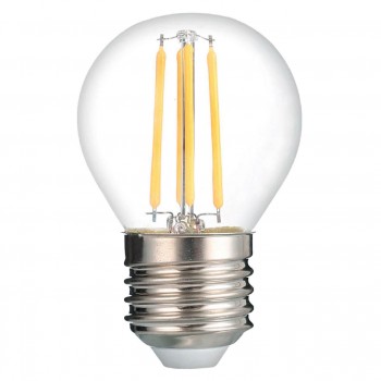 Лампа светодиодная филаментная Thomson E27 9W 2700K шар прозрачная TH-B2093 (ФРАНЦИЯ)
