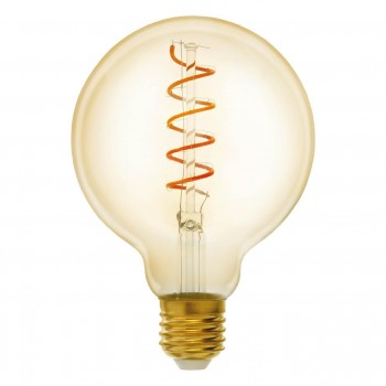 Лампа светодиодная филаментная Thomson E27 5W 1800K шар прозрачная TH-B2182 (ФРАНЦИЯ)