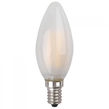 Лампа светодиодная филаментная ЭРА E14 7W 2700K матовая F-LED B35-7W-827-E14 frost (Россия)
