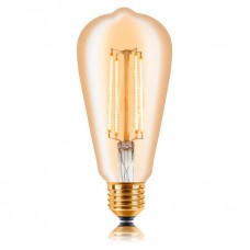 Лампа светодиодная Sun Lumen филаментная E27 4W 2200K золотая 057-288