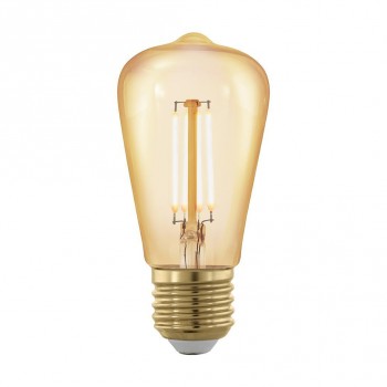 Лампа светодиодная филаментная диммируемая E27 4W 1700К золотая 11695 (Австрия)