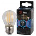 Лампа светодиодная филаментная ЭРА E27 11W 4000K прозрачная F-LED P45-11w-840-E27 Б0047015 (РОССИЯ)