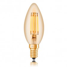 Лампа светодиодная Sun Lumen филаментная диммируемая E14 4W 2200K золотая 057-332