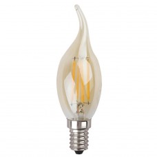 Лампа светодиодная филаментная ЭРА E14 5W 2700K золотая F-LED BXS-5W-827-E14 gold