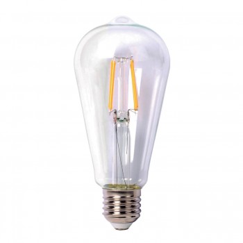 Лампа светодиодная филаментная Thomson E27 9W 6500K прямосторонняя трубчатая прозрачная TH-B2342 (ФРАНЦИЯ)