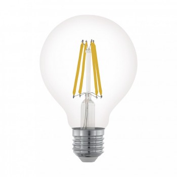 Лампа светодиодная филаментная диммируемая E27 6W 2700К прозрачная 11702 (Австрия)