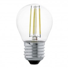 Лампа светодиодная Eglo филаментная E27 4W 2700К прозрачная 11498