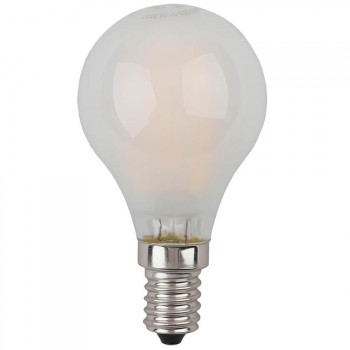 Лампа светодиодная филаментная ЭРА E14 9W 4000K матовая F-LED P45-9w-840-E14 frost Б0047027 (РОССИЯ)