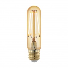 Лампа светодиодная Eglo филаментная диммируемая E27 4W 1700К золотая 11697