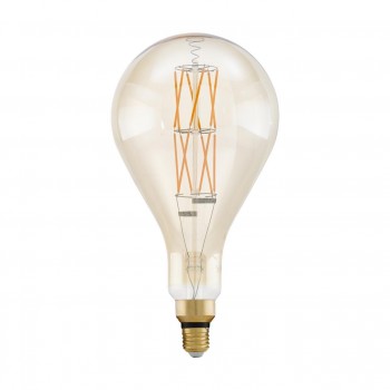Лампа светодиодная филаментная диммируемая E27 8W 2100К янтарь 11686 (Австрия)