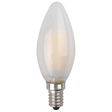 Лампа светодиодная филаментная ЭРА E14 7W 4000K матовая F-LED B35-7W-840-E14 frost