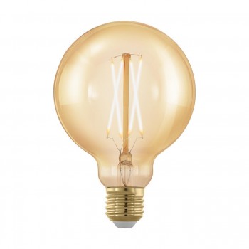 Лампа светодиодная филаментная диммируемая E27 4W 1700К золотая 11693 (Австрия)
