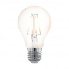 Лампа светодиодная Eglo филаментная диммируемая E27 4W 2200К прозрачная 11705
