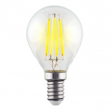 Лампа светодиодная Voltega филаментная E14 9W 4000К прозрачная  VG10-G1E14cold9W-F 7099
