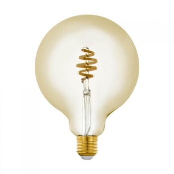 Лампа светодиодная филаментная диммируемая Eglo E27 5,5W 2200-6500K золотистая 12582 (АВСТРИЯ)