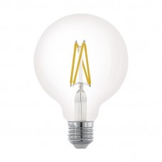 Лампа светодиодная Eglo филаментная диммируемая E27 6W 2700К прозрачная 11703