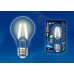 Лампа светодиодная филаментная (UL-00004866) Uniel E27 12W 3000K прозрачная LED-A60-12W/3000K/E27/CL PLS02WH (Китай)