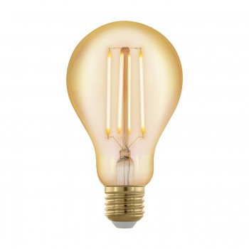 Лампа светодиодная филаментная диммируемая E27 4W 1700К золотая 11691 (Австрия)
