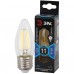Лампа светодиодная филаментная ЭРА E27 11W 4000K прозрачная F-LED B35-11w-840-E27 Б0046988 (РОССИЯ)