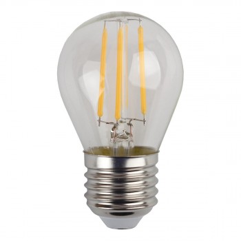 Лампа светодиодная филаментная ЭРА E27 11W 4000K прозрачная F-LED P45-11w-840-E27 Б0047015 (РОССИЯ)