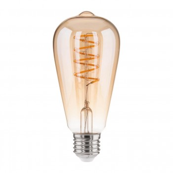 Лампа светодиодная филаментная Elektrostandard E27 8W 3300K прозрачная 4690389066290 (ГЕРМАНИЯ)