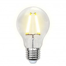 Лампа светодиодная Uniel филаментная (UL-00002212) E27 8W 4000K прозрачная LED-A60-8W/NW/E27/CL GLA01TR