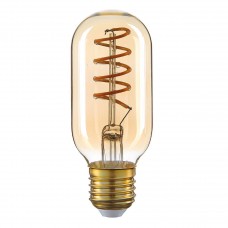 Лампа светодиодная филаментная Thomson E27 4W 1800K цилиндр прозрачная TH-B2199