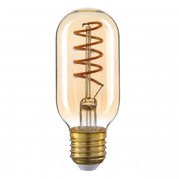 Лампа светодиодная филаментная Thomson E27 4W 1800K цилиндр прозрачная TH-B2199 (ФРАНЦИЯ)