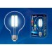 Лампа светодиодная филаментная (UL-00004865) Uniel E27 15W 4000K прозрачная LED-G95-15W/4000K/E27/CL PLS02WH (Китай)
