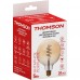 Лампа светодиодная филаментная Thomson E27 5W 1800K шар прозрачная TH-B2183 (ФРАНЦИЯ)