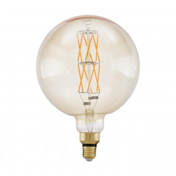 Лампа светодиодная филаментная диммируемая E27 8W 2100К янтарь 11687 (Австрия)