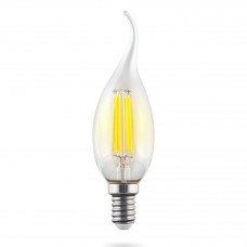 Лампа светодиодная Voltega филаментная E14 9W 2800К прозрачная VG10-CW1E14warm9W-F 7094